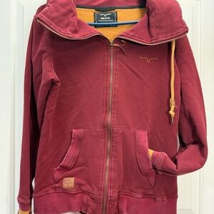 Kimes Ranch Burgundy and Tan Jacket